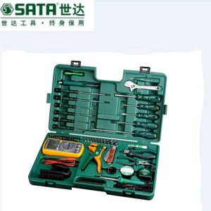 sata世达工具箱套装53件电讯工具组套电工电子维修家用套装09535